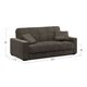Диван MOON 107 цвет коричневый (фото 219382) Диван MOON 107 цвет коричневый (фото 219382)