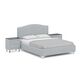 Кровать с подъемным механизмом MOON 1158 цвет серый (фото 224695)