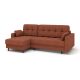 Угловой диван Орлеан цвет красный,терракот