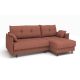 Угловой диван Каролина цвет оранжевый