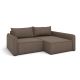 Угловой диван Лофт цвет коричневый