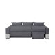 Угловой диван Бостон цвет серый (фото 252521)