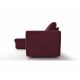 Угловой диван Лакки цвет красный,бордовый (фото 179803)
