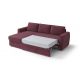 Угловой диван Лакки цвет красный,бордовый (фото 179805)