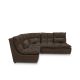 Угловой диван Доменика цвет коричневый (фото 272240)