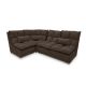 Угловой диван Доменика цвет коричневый