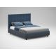 Кровать с подъемным механизмом MOON 1161 цвет серый,синий  (код 684125)