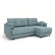 Угловой диван Каролина цвет бирюза,голубой