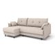 Угловой диван Каролина цвет белый,бежевый