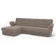 Угловой диван Милан цвет бежевый,коричневый