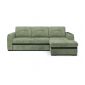Угловой диван Айдер цвет зеленый,оливковый