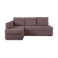 Угловой диван Арно цвет коричневый