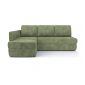 Угловой диван Арно цвет зеленый,оливковый