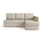 Угловой диван Арно цвет белый,бежевый