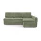 Угловой диван Бруно цвет зеленый,оливковый