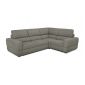 Угловой диван Браун цвет серый