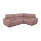 Угловой диван Браун цвет розовый