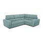 Угловой диван Браун цвет бирюза,голубой