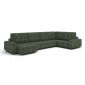 Угловой диван Уолтер цвет зеленый,хаки
