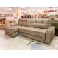 Угловой диван Кембридж цвет бежевый,коричневый,голубой