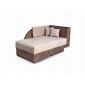Кушетка Джеки-2 цвет бежевый,коричневый