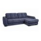Угловой диван Берлин цвет синий,фиолетовый