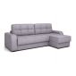 Угловой диван Кембридж цвет серый,сиреневый