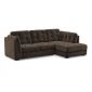 Угловой диван MOON 110 цвет коричневый Угловой диван MOON 110 цвет коричневый