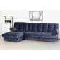 Угловой диван Милан цвет синий