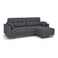 Угловой диван Орлеан цвет серый