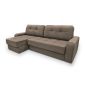 Угловой диван Кембридж реальное фото образца цвет коричневый