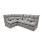 Угловой диван Доменика цвет серый