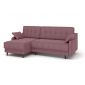 Угловой диван Женева цвет розовый