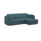Угловой диван MOON 110 цвет синий,бирюза