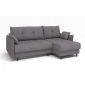 Угловой диван Каролина цвет серый