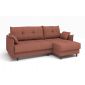 Угловой диван Каролина цвет оранжевый