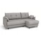Угловой диван Каролина цвет серый