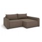 Угловой диван Лофт цвет коричневый