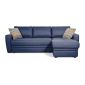 Угловой диван Лакки цвет синий Угловой диван Лакки цвет синий