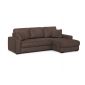 Угловой диван MOON 107 цвет коричневый Угловой диван MOON 107 цвет коричневый