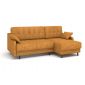 Угловой диван Женева цвет желтый,оранжевый