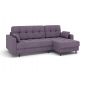 Угловой диван Орлеан цвет фиолетовый