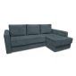 Угловой диван Остин реальное фото образца цвет серый,синий