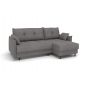 Угловой диван Каролина цвет серый