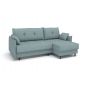 Угловой диван Каролина цвет бирюза,мята