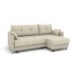 Угловой диван Каролина цвет белый,бежевый